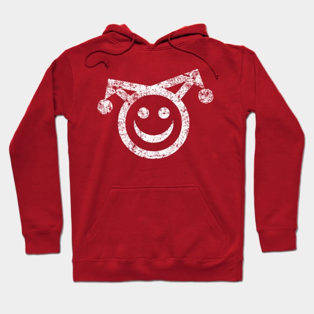Cute Jester - Distressed Hoodie by PsychicCat